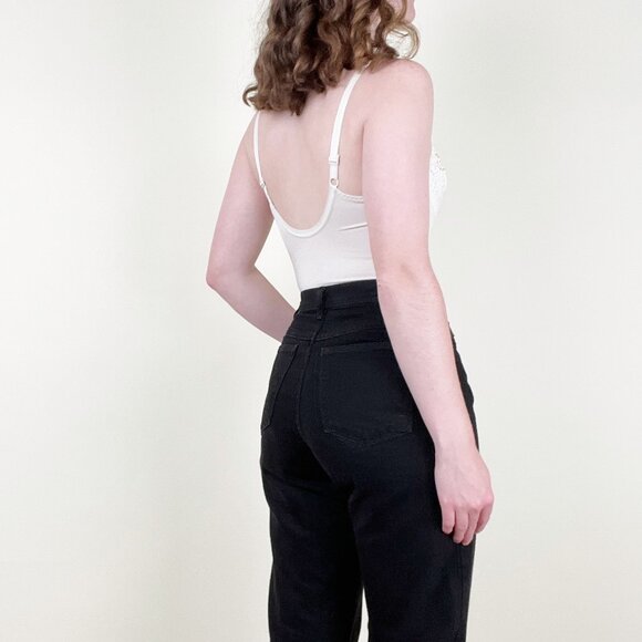 Vintage Lace Bodysuit One Piece Lingerie Whimsigoth Sheer Floral Cottagecore Top - Picture 3 of 7